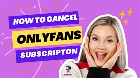 how to cancel a subscription on onlyfans|How To Cancel OnlyFans Subscription In 1 Minute